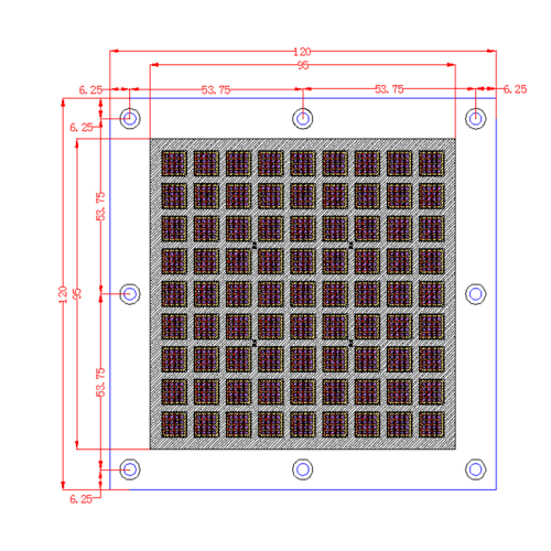 High Power LED COB 400nm 5000W 6000W High CRI